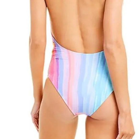 RACHEL Rachel Roy Wrap Front Swimsuit Small NWT - Picture 3 of 12